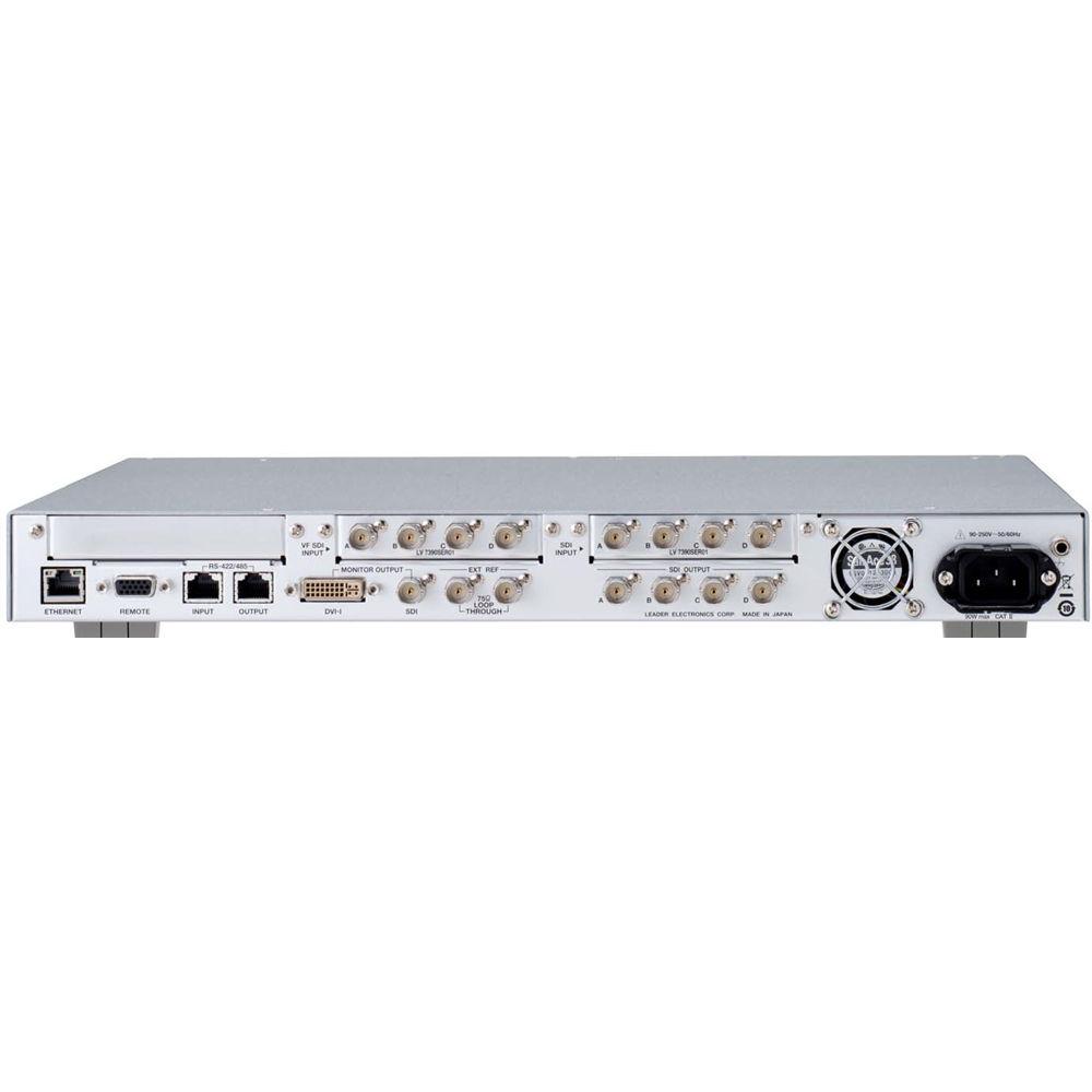 Leader 4K 3G HD SD SDI Rasterizer with Four Simultaneous SDI Input Monitoring