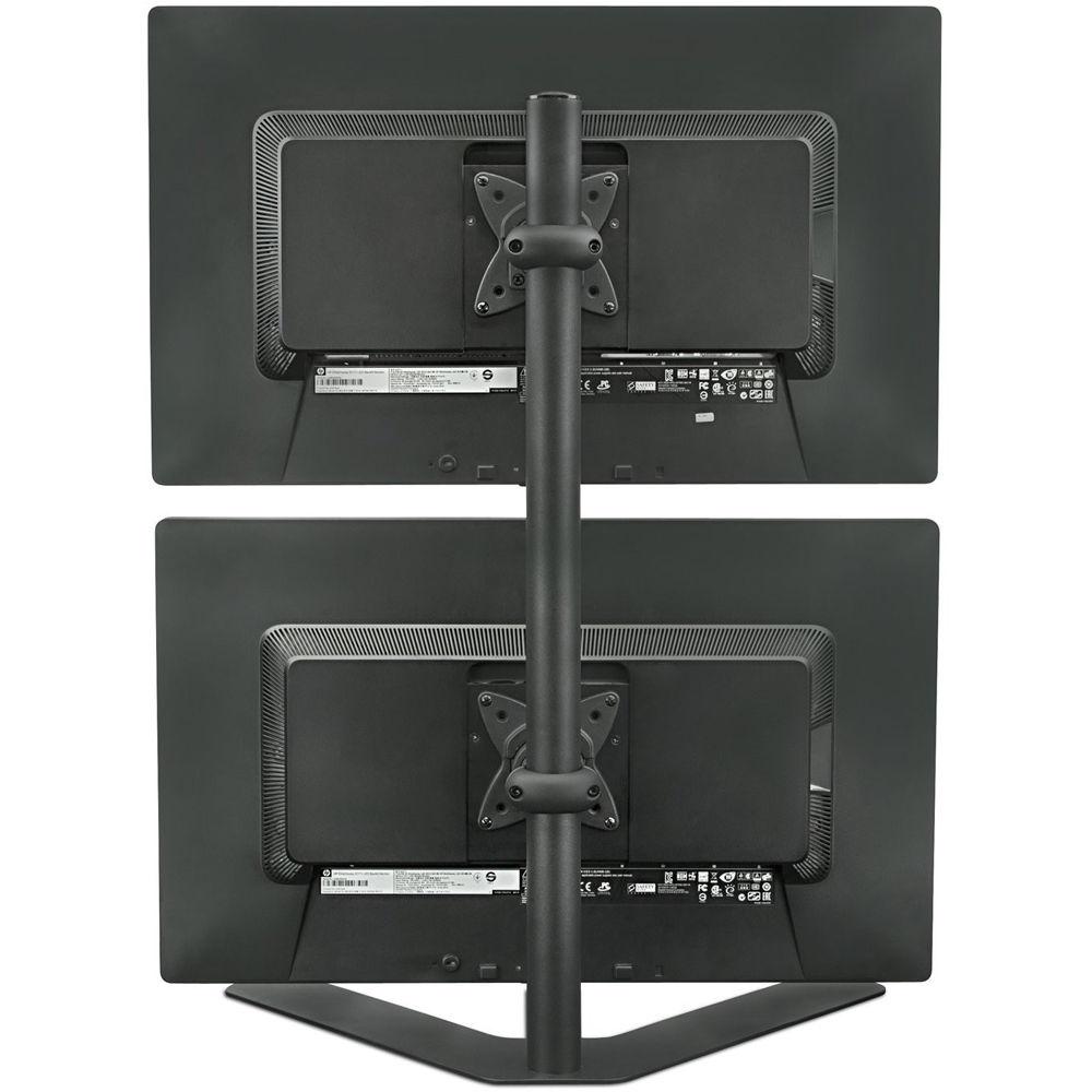 Mount-It! MI-758 Vertical Dual, Articulating, Computer Monitor Desk Stand