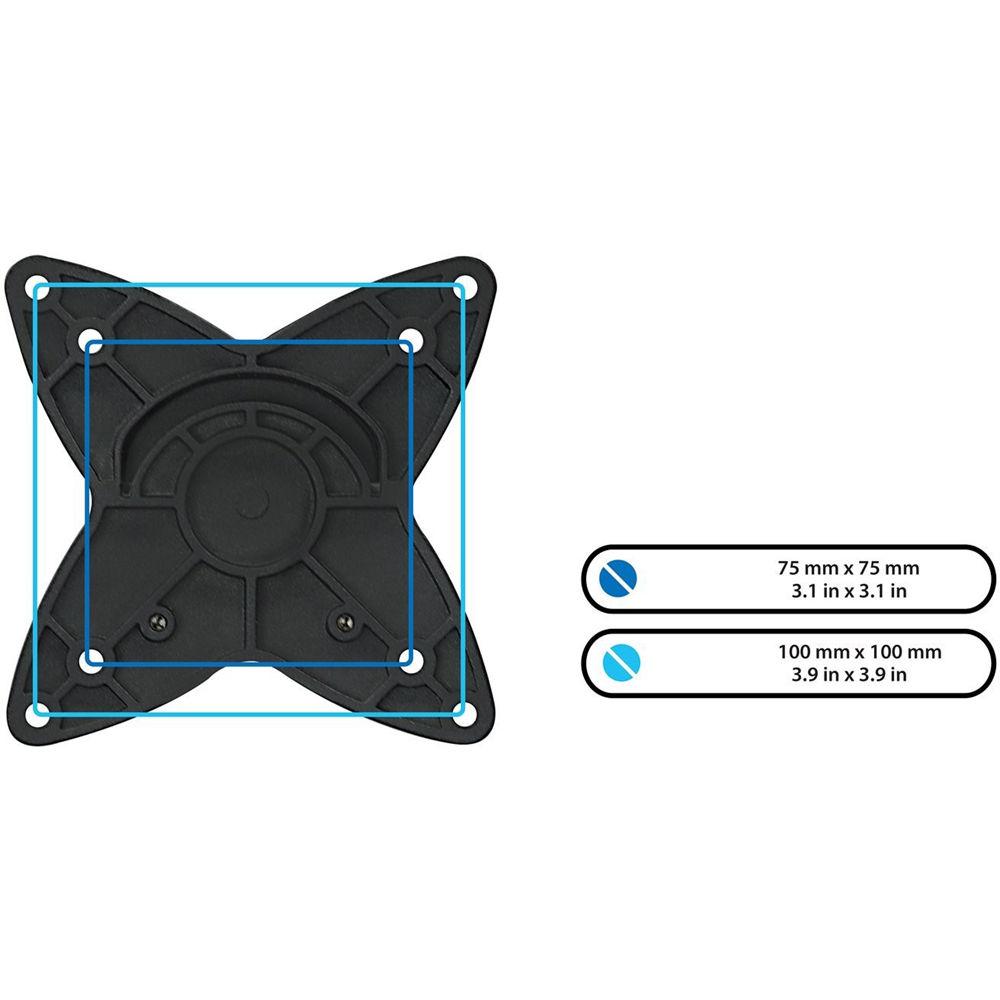 Mount-It! MI-758 Vertical Dual, Articulating, Computer Monitor Desk Stand