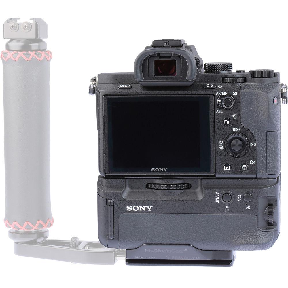 ProMediaGear Bracket Plate for Sony Alpha a7 and a7R II with VGC2EM Grip