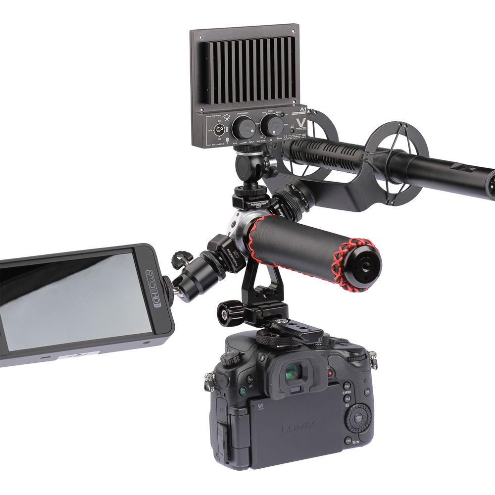 ProMediaGear Hexagonal Video Rig Adapter for Accessory, Handle, and Cold Shoe