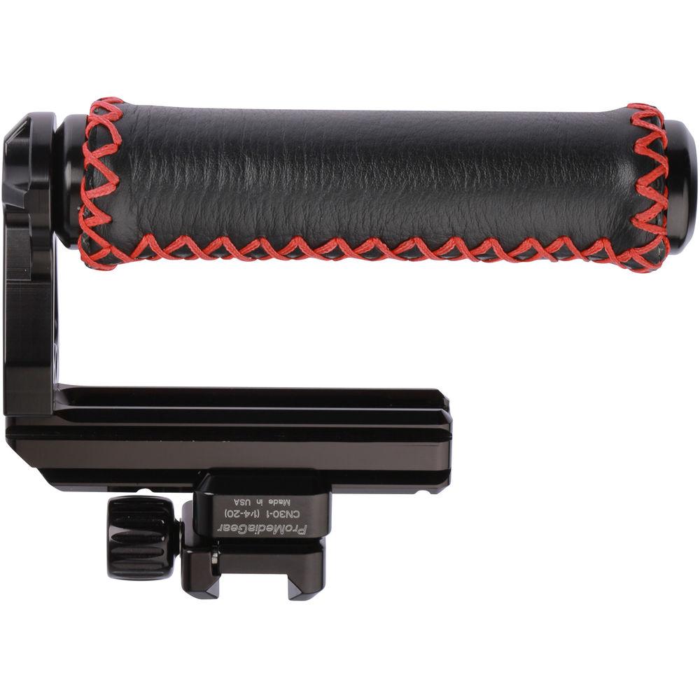 ProMediaGear NATO Rail 90-Degree Handle with Padded Grip & Two CN30 Clamps