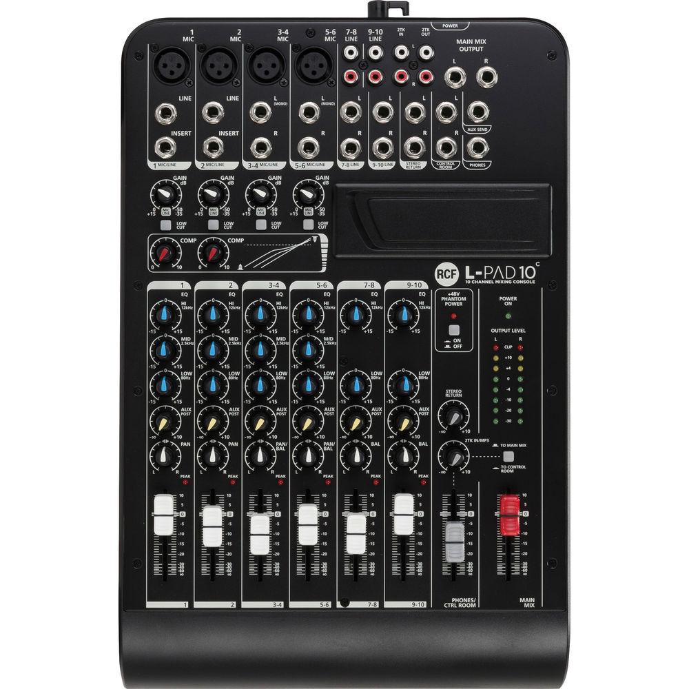 RCF LIVEPAD L-PAD 10C 10-Channel Mixing Console