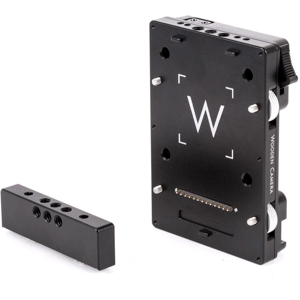 Wooden Camera Cable-Less Power Plate for RED Weapon Scarlet-W Raven