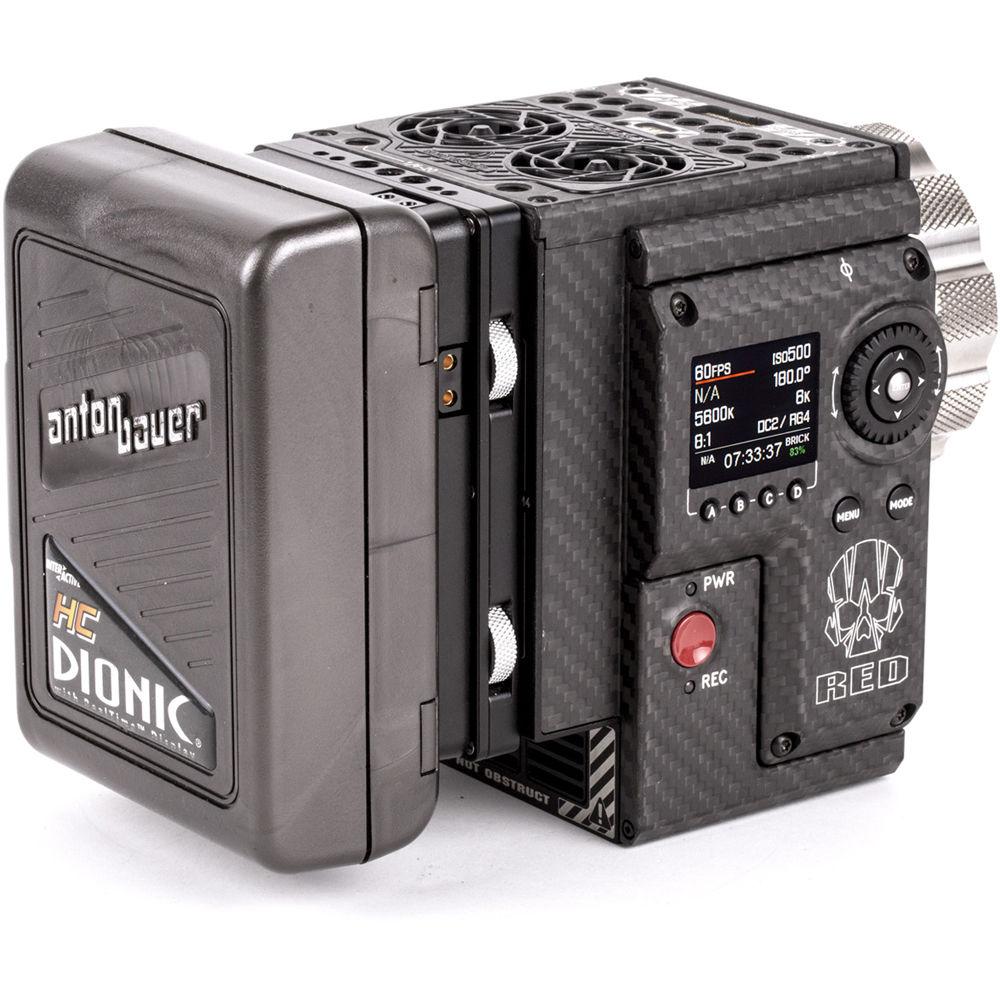 Wooden Camera Cable-Less Power Plate for RED Weapon Scarlet-W Raven