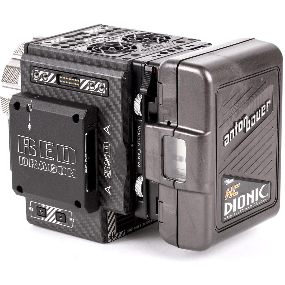 Wooden Camera Cable-Less Power Plate for RED Weapon Scarlet-W Raven