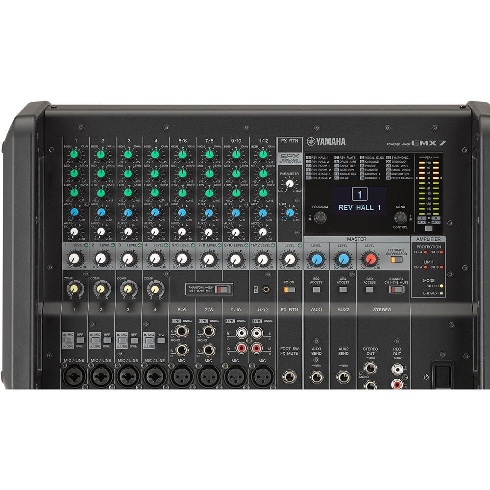 Yamaha EMX7 12-Input Powered Mixer