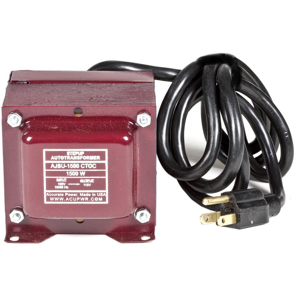 ACUPWR 1500W Step-Up Transformer for 127-130V Appliances