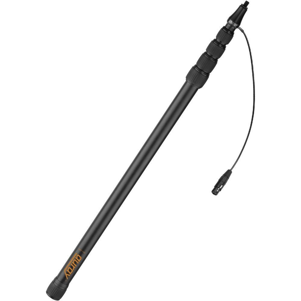 Auray ABP-59B Aluminum Telescoping Boom Pole with Integrated XLR Cable