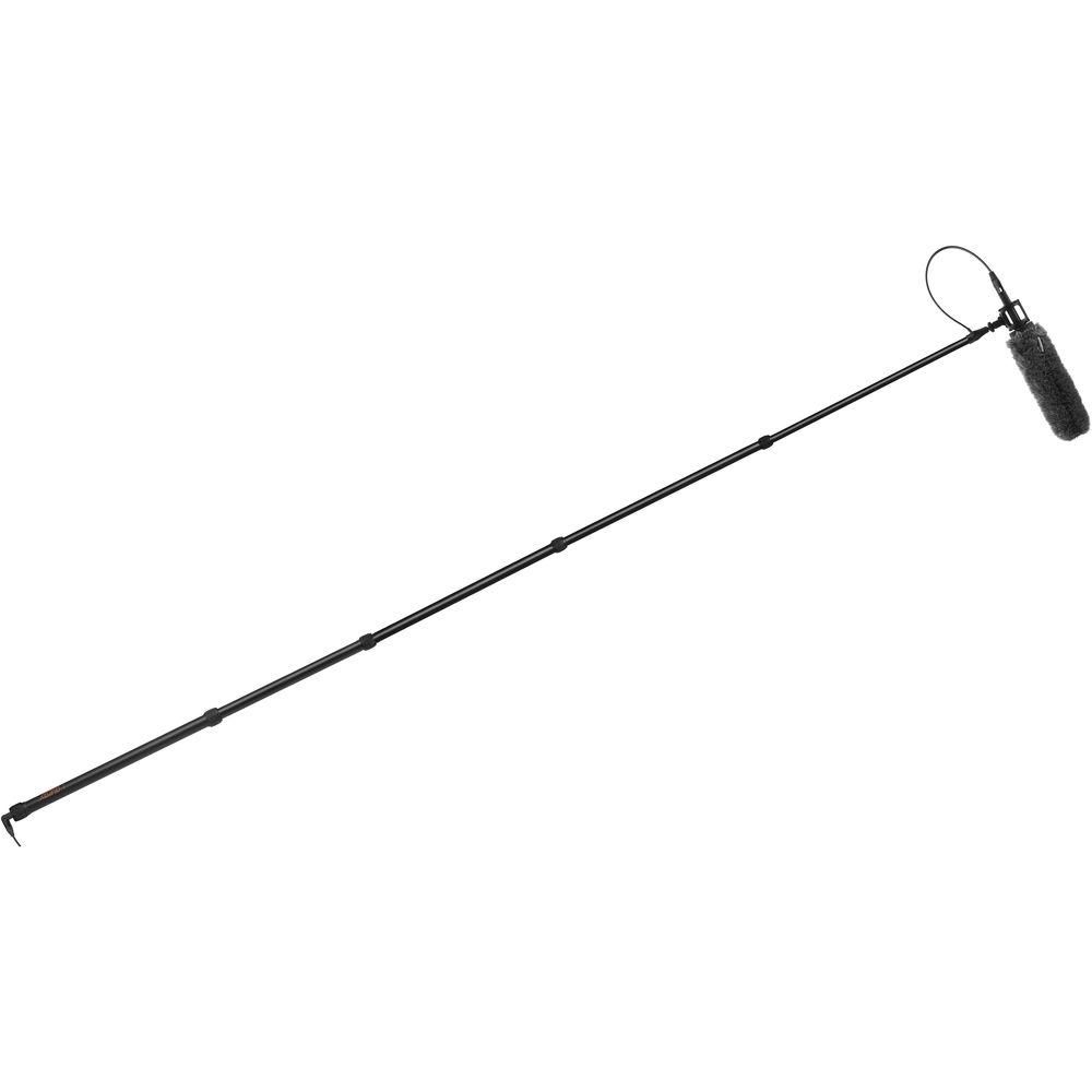 Auray ABP-59B Aluminum Telescoping Boom Pole with Integrated XLR Cable