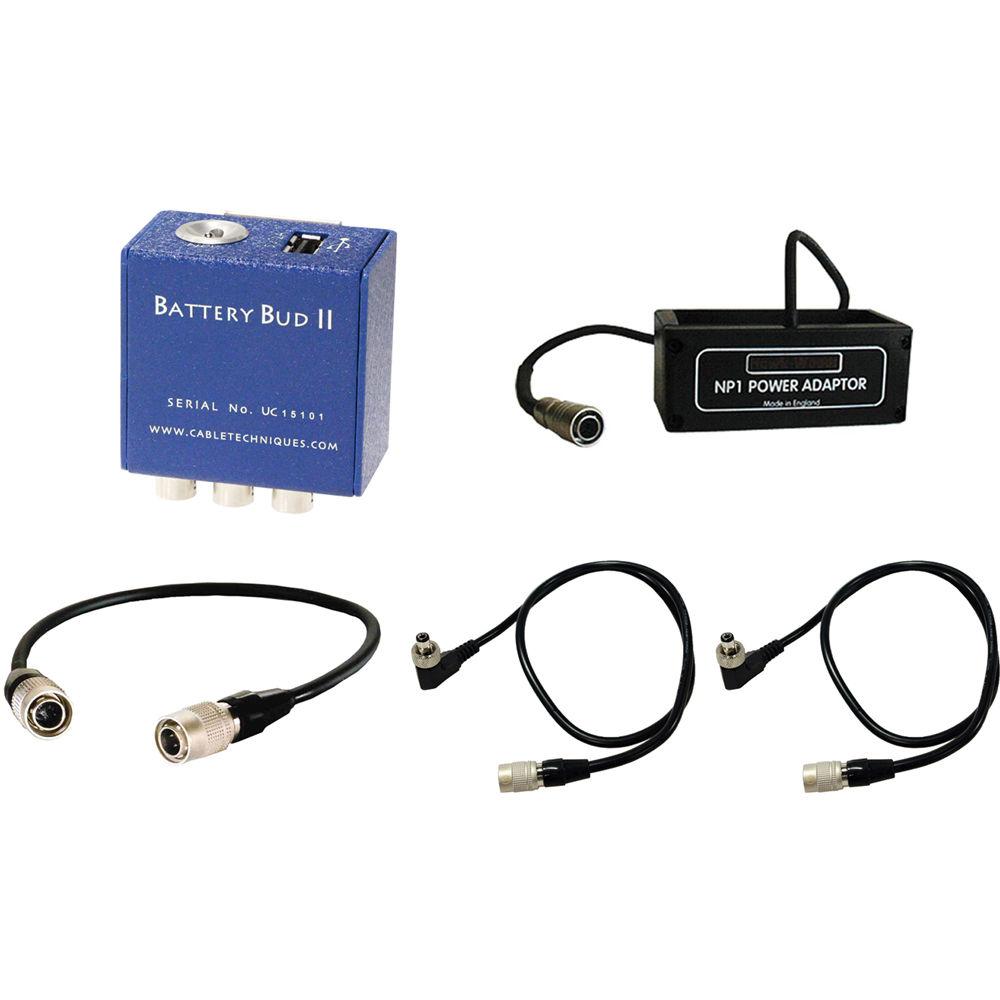 Cable Techniques BBUDuKIT-SR Battery Bud II-USB Kit for Two Lectro SRa5P SRb5P Receivers & Mixer
