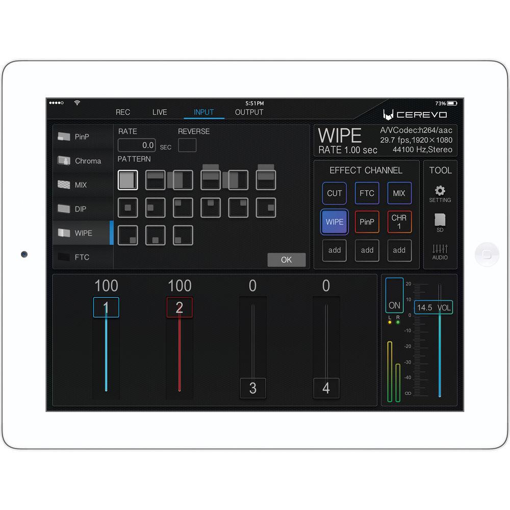 Cerevo USA CDP-LW01A LiveWedge HDMI Switcher