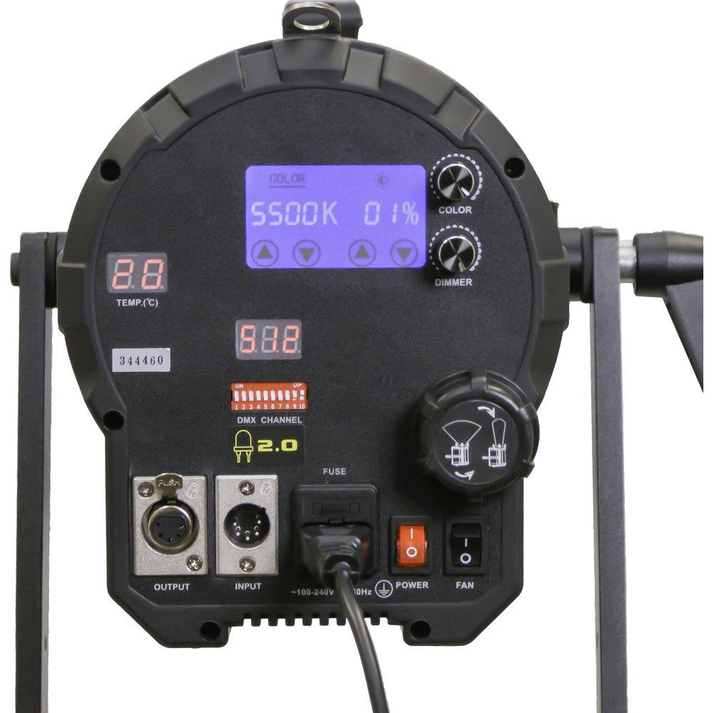 Intellytech Light Cannon F-165 Bi-Color High Output LED Fresnel with DMX