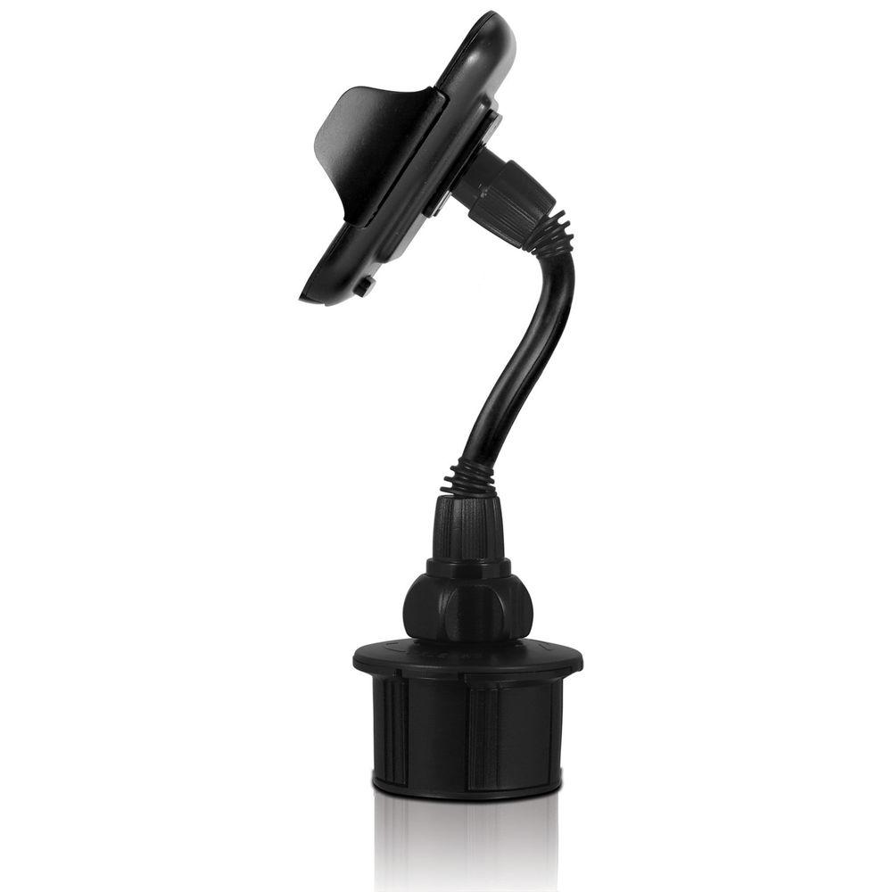 Macally Extra-Long Adjustable Automobile Cup Holder Mount for Smartphone and GPS