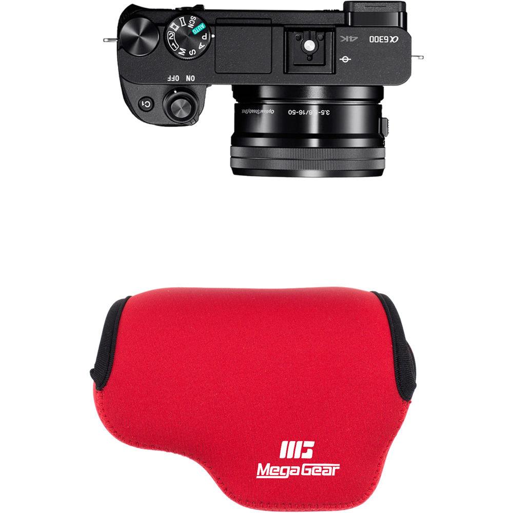 MegaGear Ever Ready Case for Sony A6000 A6300 with 16-50mm Lens