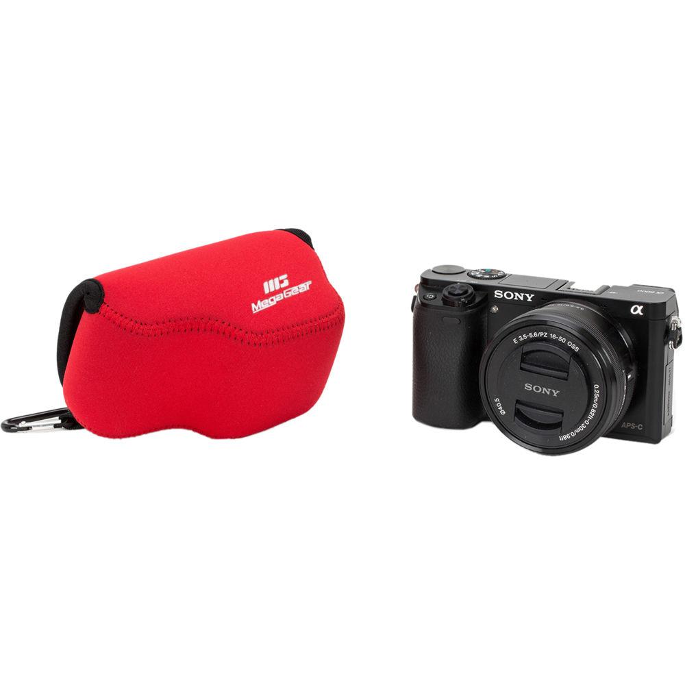 MegaGear Ever Ready Case for Sony A6000 A6300 with 16-50mm Lens