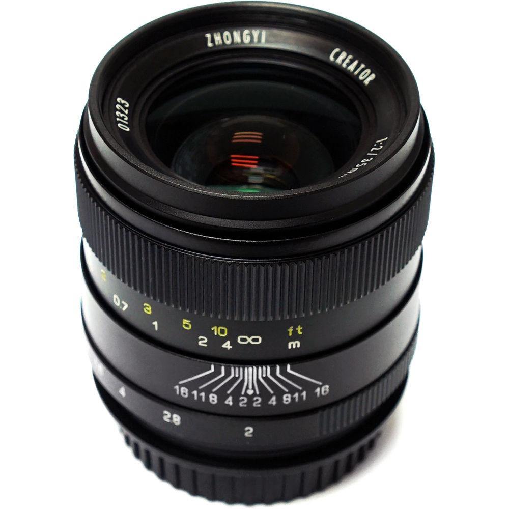 Mitakon Zhongyi Creator 35mm f 2 Lens for Nikon F Mount