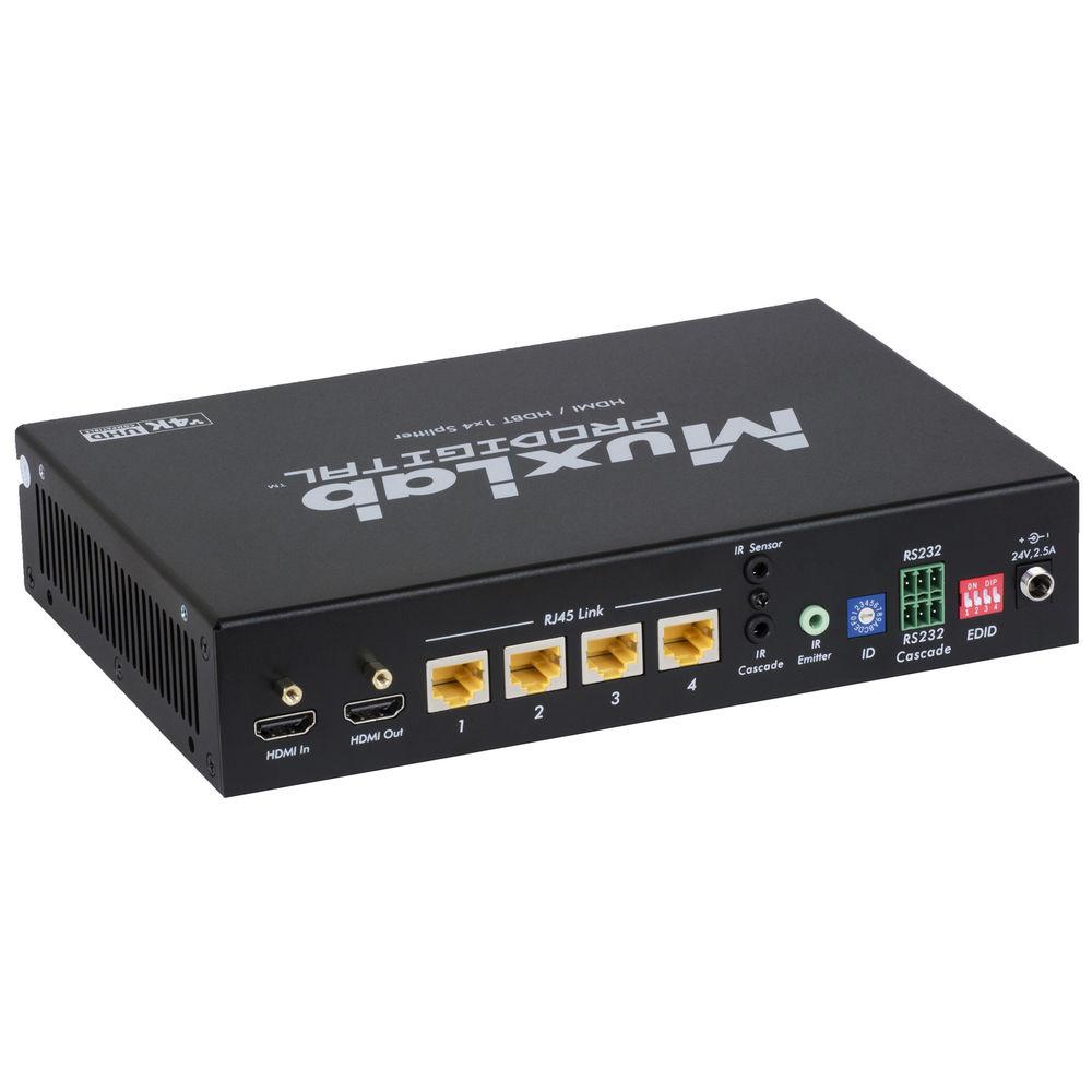 MuxLab UHD HDMI over HDBaseT 1X4 Splitter with HDCP
