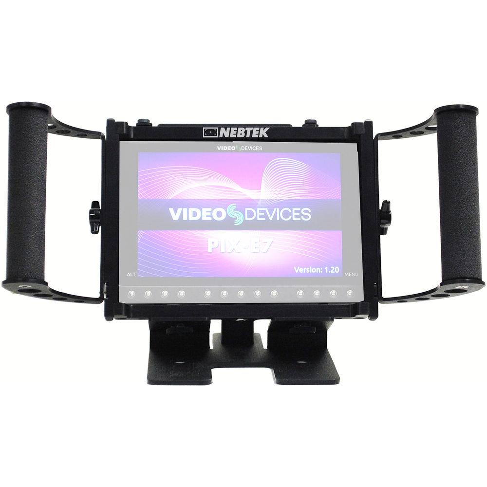 Nebtek Power Bracket with Battery Adapter for Video Devices PIX-E7 Recording Monitor