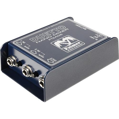 Palmer Duetto Nano Mixer for Guitars and Line Signals