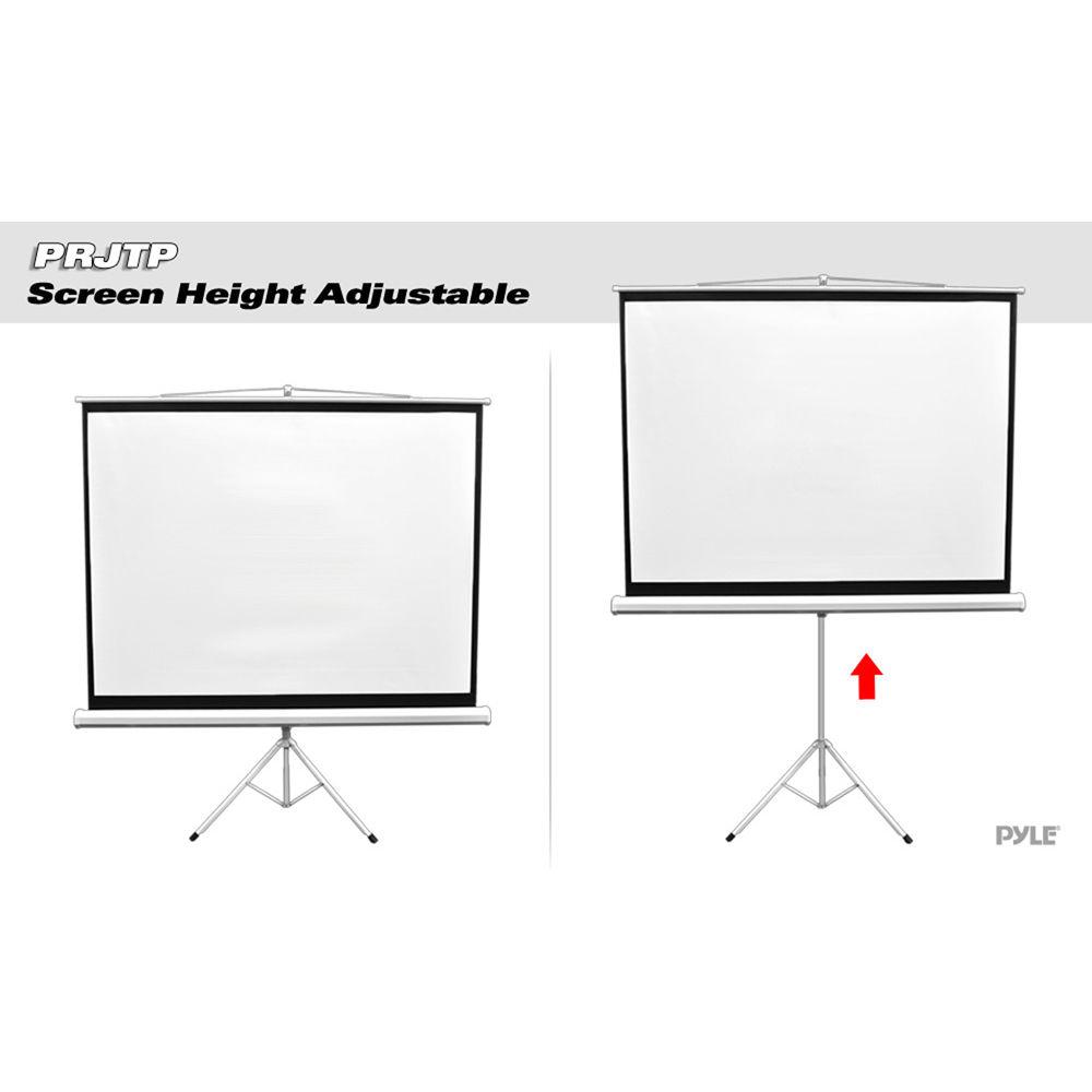 Pyle Pro PRJTP84 50 x 66.9" Tripod Projection Screen