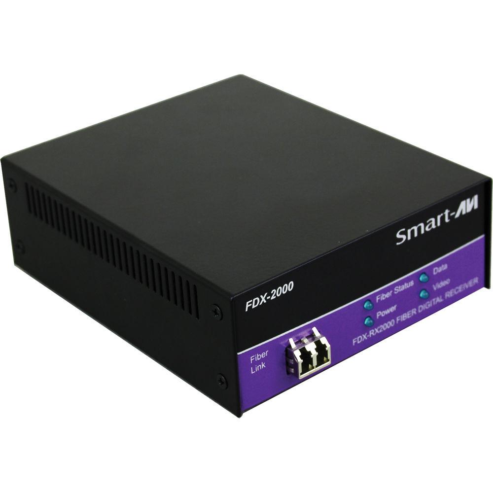 Smart-AVI FDX-RX2000S KVM DVI-D over Multimode Fiber Extender