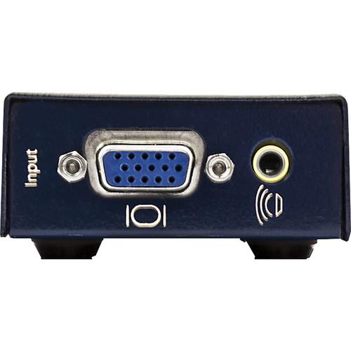 Smart-AVI Mini-XT-RXS VGA Extender w Audio Receiver over CAT5e 6