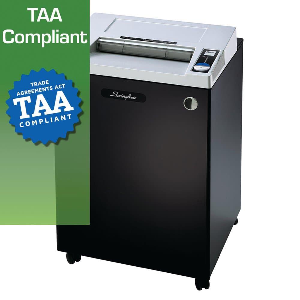 Swingline TAA Compliant CM11-44 Micro-Cut Commercial Shredder with Jam Stopper
