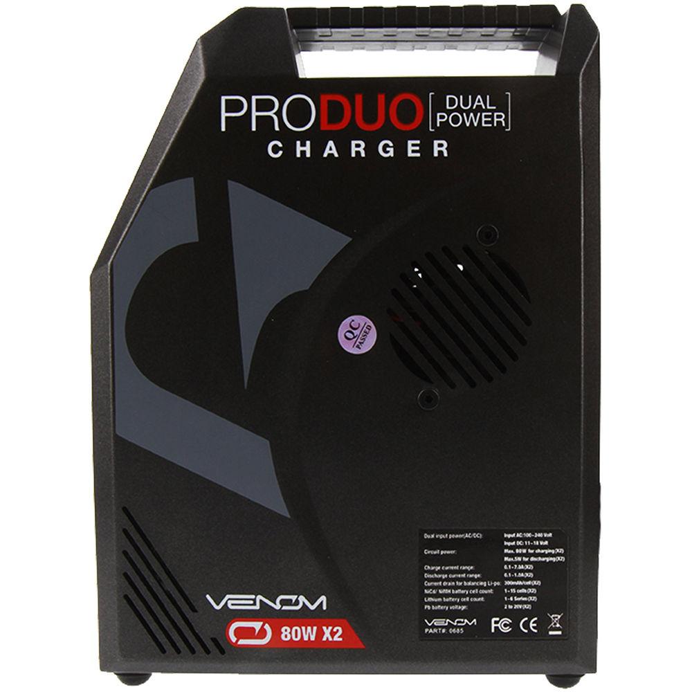 Venom Group Pro Duo 80W Dual 7A Balance Charger for RC Batteries