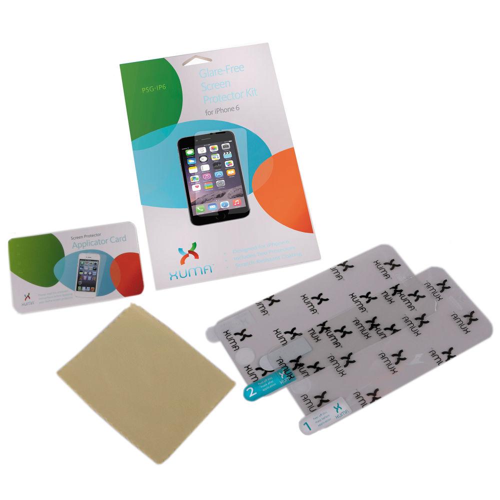 Xuma Anti-Glare Screen Protector Kit for iPhone 6 6s