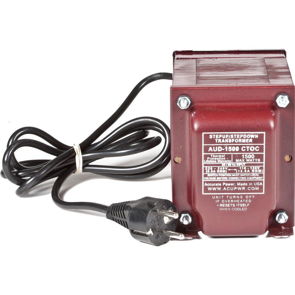 ACUPWR AUD-1500 Step-Up Step-Down Transformer