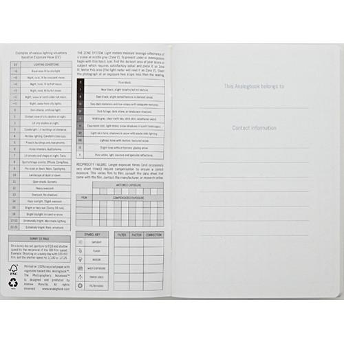 ANALOGBOOK Medium Format Notebook