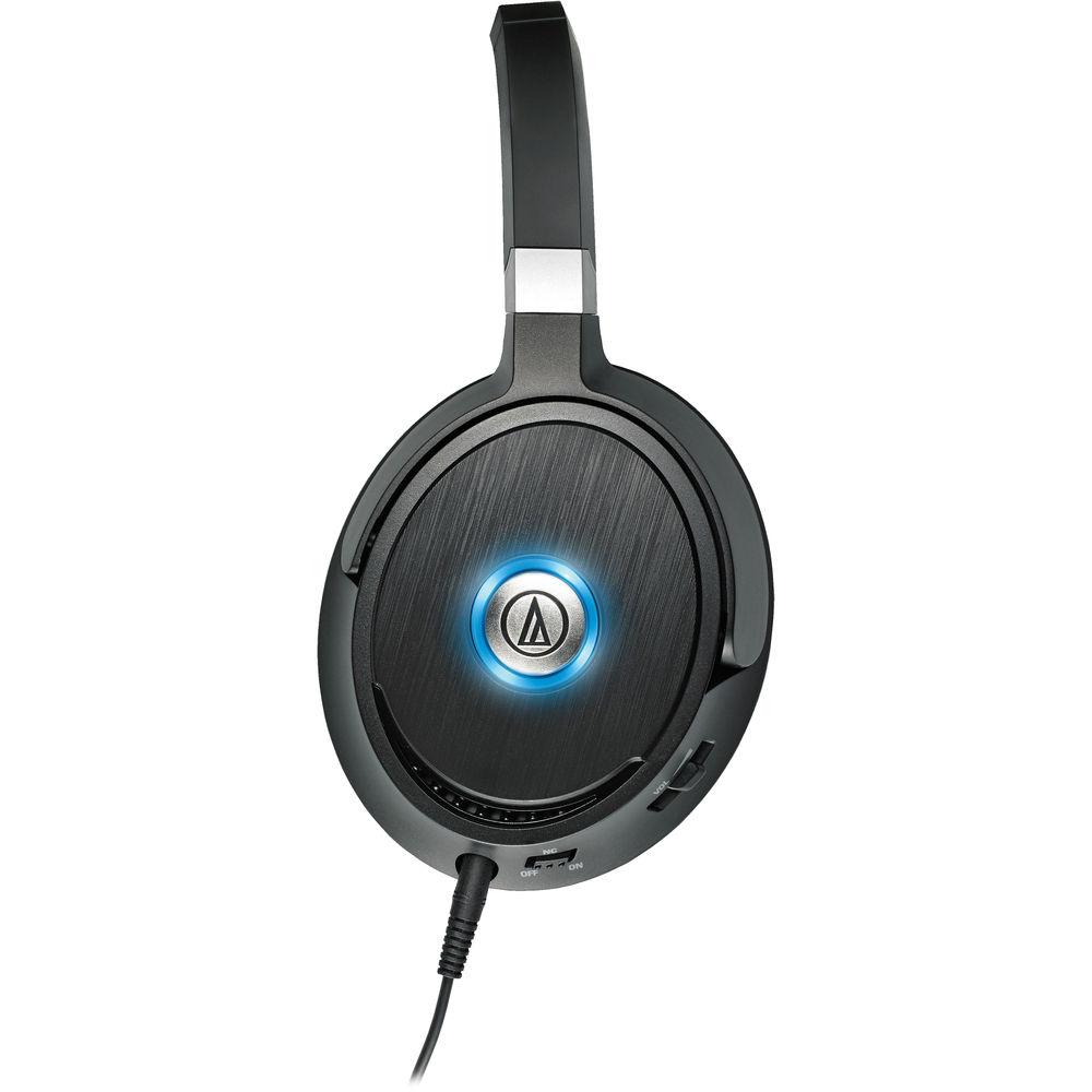 Audio-Technica Consumer ATH-ANC70 QuietPoint Active Noise-Cancelling Closed-Back Headphones