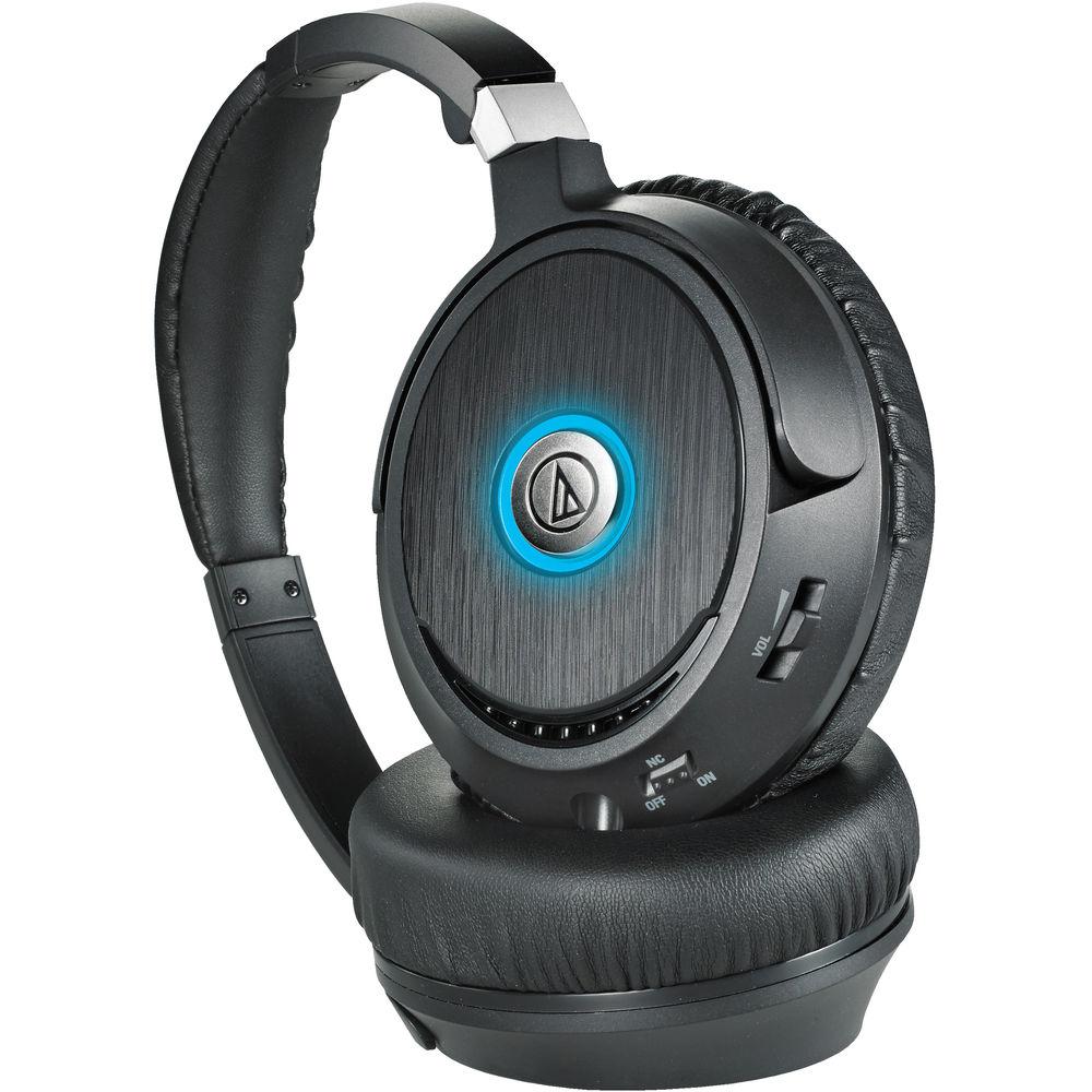 Audio-Technica Consumer ATH-ANC70 QuietPoint Active Noise-Cancelling Closed-Back Headphones