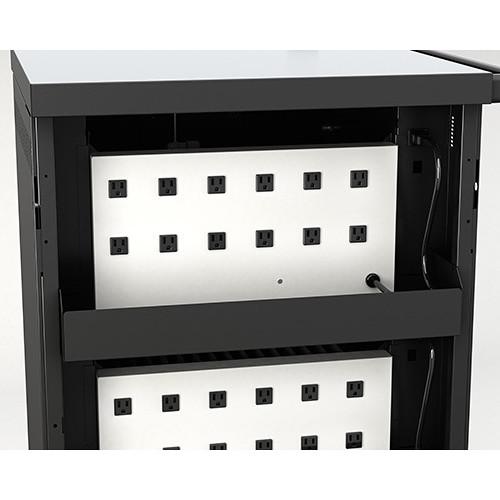 Bretford Core X Charging Cart with Back Panel for Up to 36 Devices