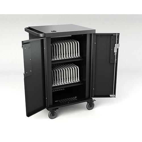 Bretford Core X Charging Cart with Back Panel for Up to 36 Devices