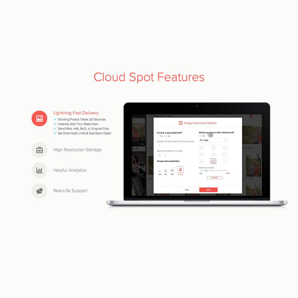 Cloud Spot Pro Cloud Storage 12-Month Subscription Plan, Cloud, Spot, Pro, Cloud, Storage, 12-Month, Subscription, Plan