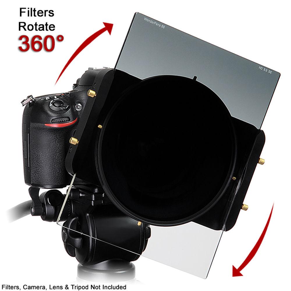 FotodioX WonderPana FreeArc Core Unit Kit for Panasonic 7-14mm Lens with 145mm Solid Neutral Density 1.2 and 6.6 x 8.5" Hard-Edge Graduated Neutral Density 0.9 Filters