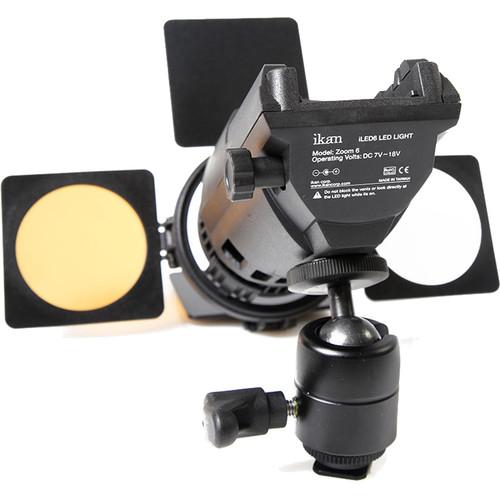 ikan iLED6-KIT iLED6 3 x Zoom ENG LED On-Camera Light Kit with Stands and Bag