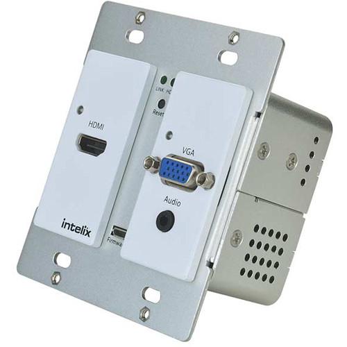 Intelix HDMI VGA Auto-Switching Wall Plate with HDBaseT Port