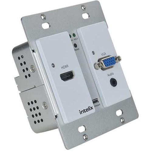 Intelix HDMI VGA Auto-Switching Wall Plate with HDBaseT Port