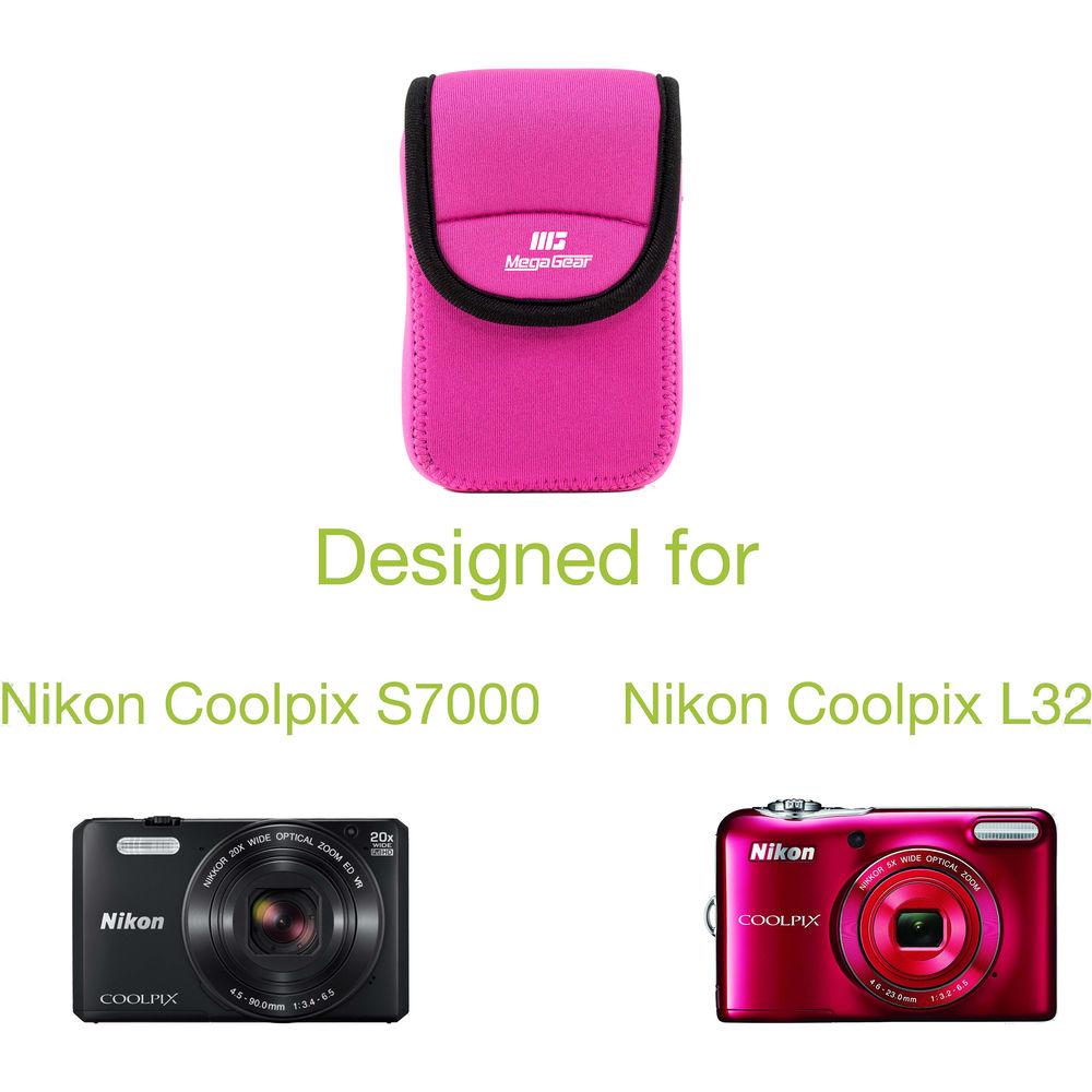 MegaGear Ultra-Light Neoprene Camera Case for Nikon COOLPIX S7000 and L32
