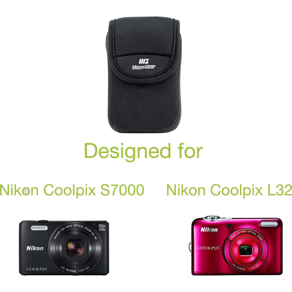 MegaGear Ultra-Light Neoprene Camera Case for Nikon COOLPIX S7000 and L32