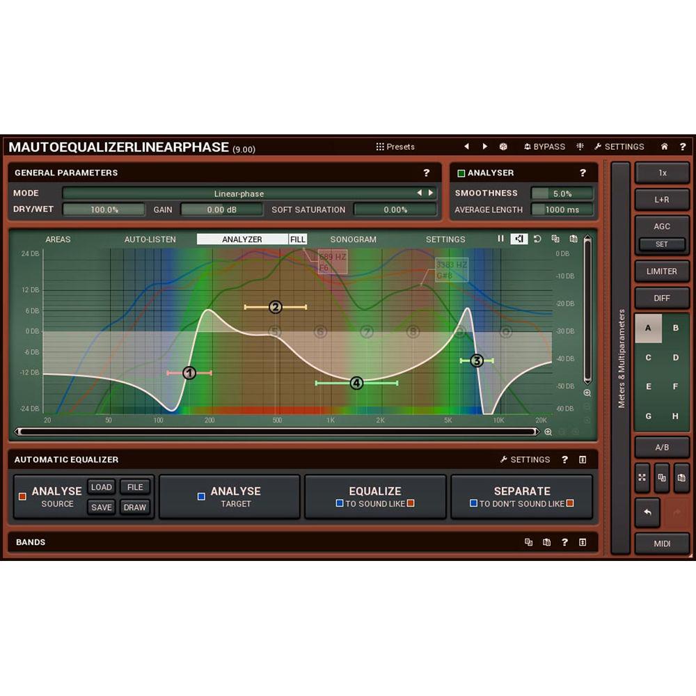 MeldaProduction MAutoEqualizer - Automatic Equalizer Plug-In