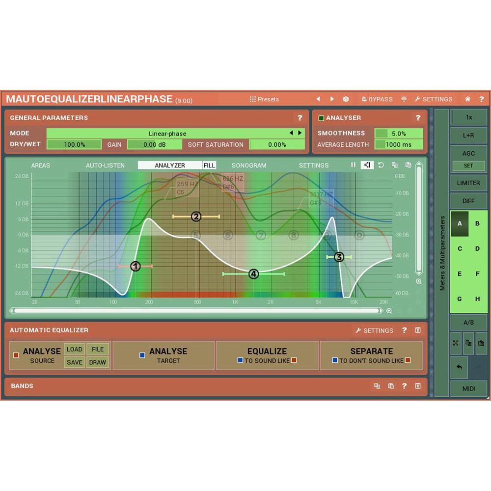 MeldaProduction MAutoEqualizer - Automatic Equalizer Plug-In