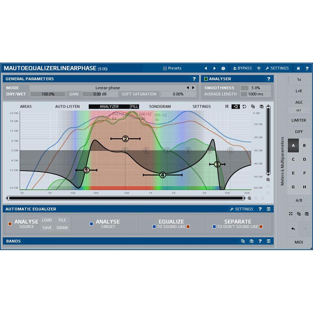 MeldaProduction MAutoEqualizer - Automatic Equalizer Plug-In