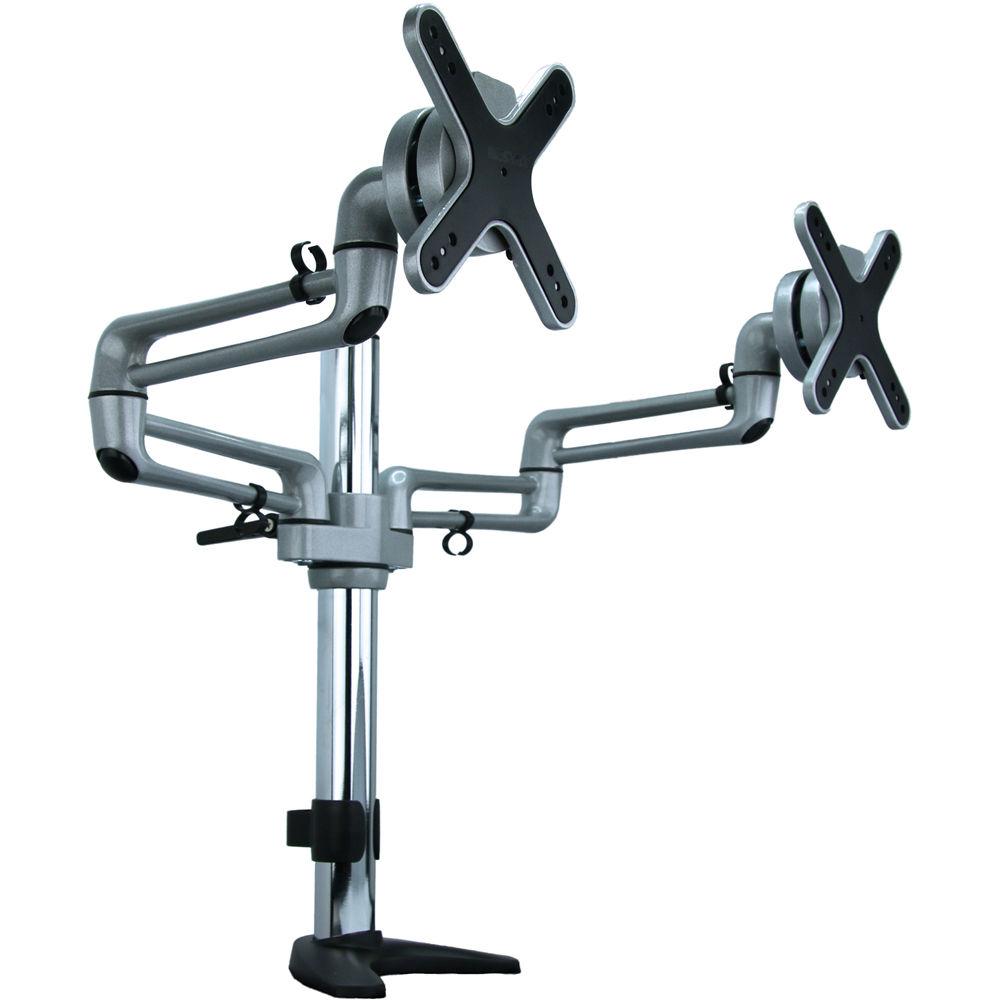 Mount-It! Dual Articulating Arm Monitor Desk Mount