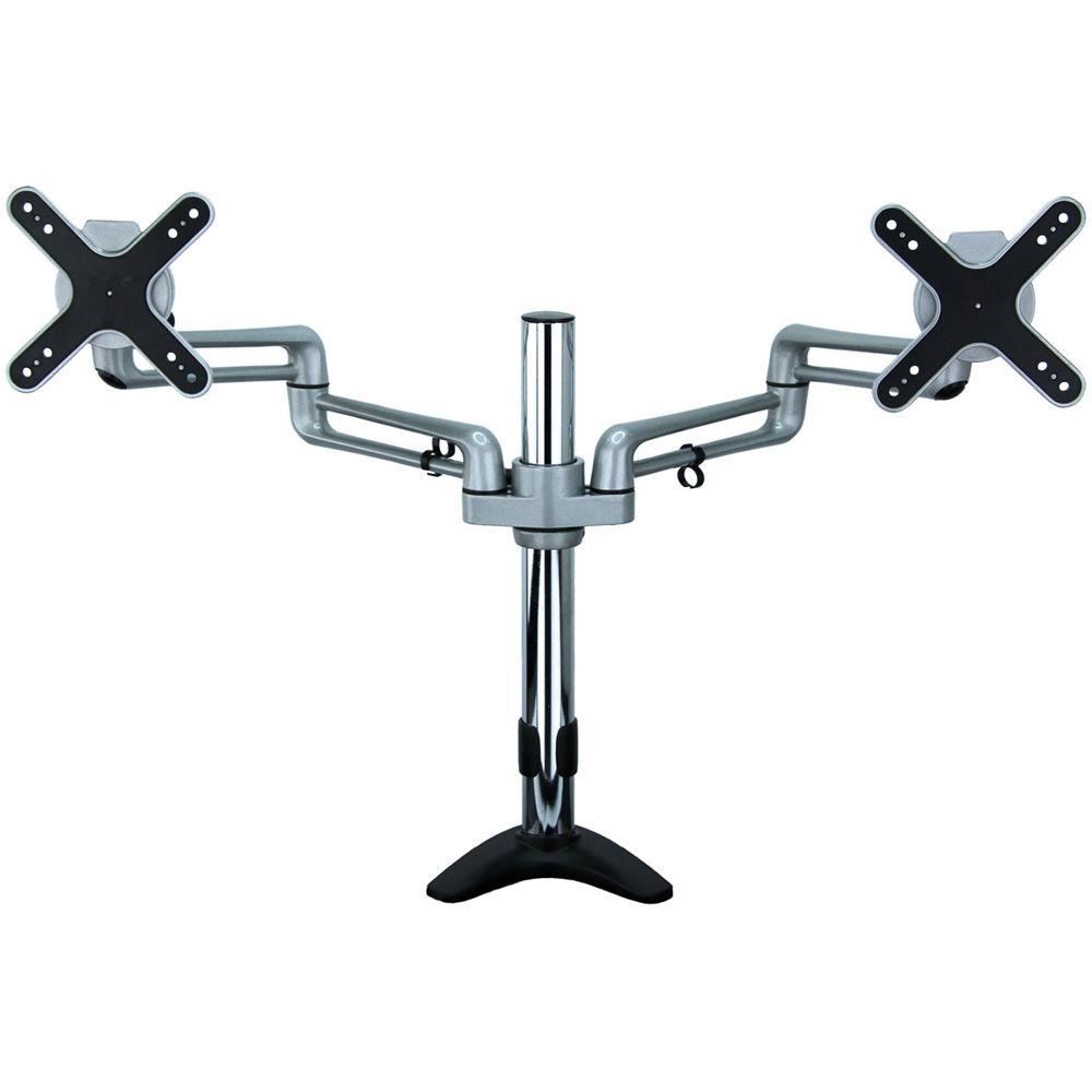 Mount-It! Dual Articulating Arm Monitor Desk Mount