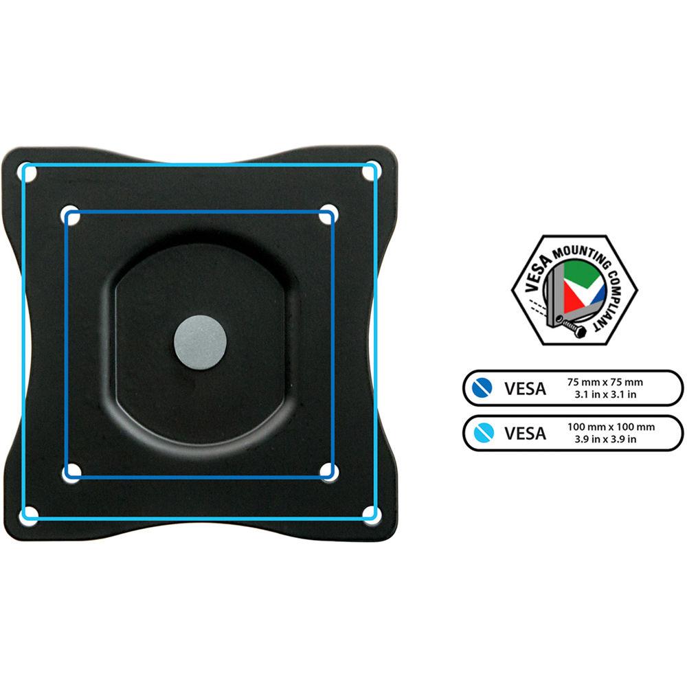 Mount-It! Height-Adjustable Monitor Desk Mount with Single Articulating Spring Arm