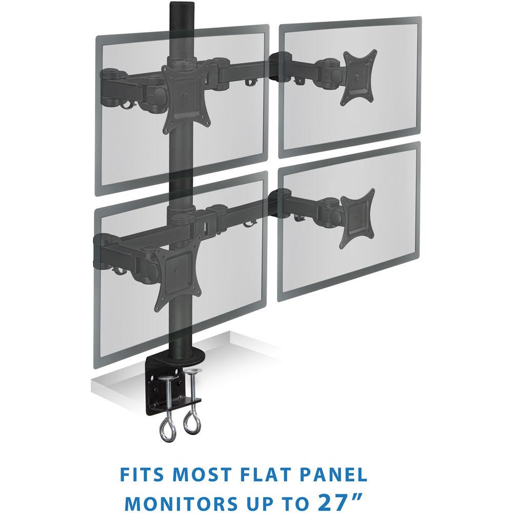 Mount-It! Quad-Arm Articulating Computer Monitor Desk Mount